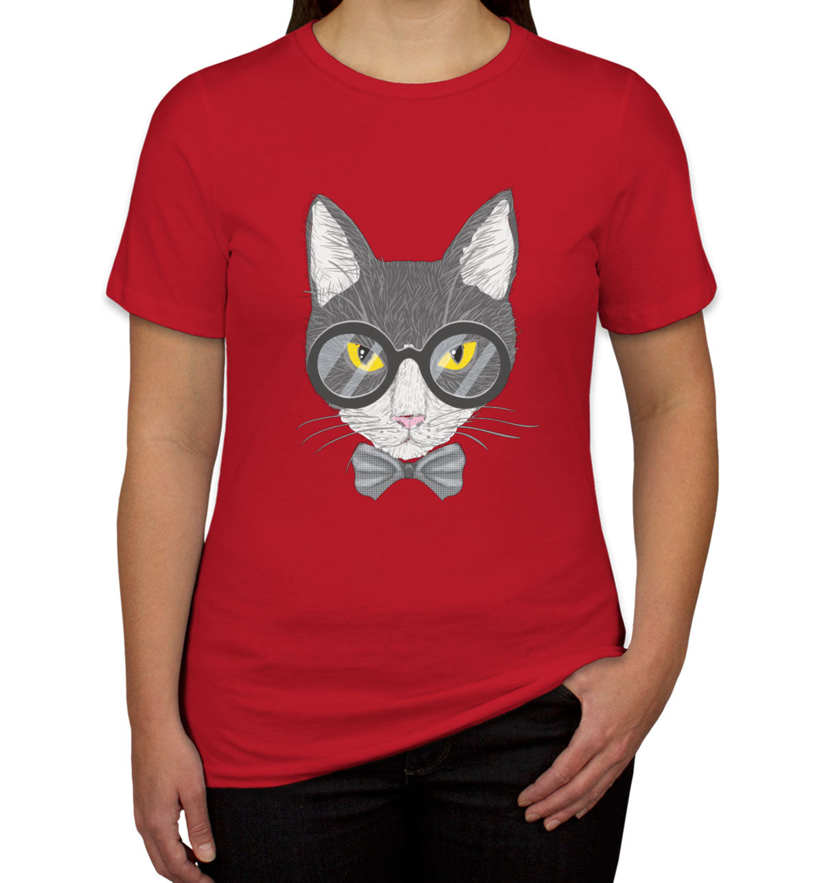 Hipster Cat Women's T-shirt