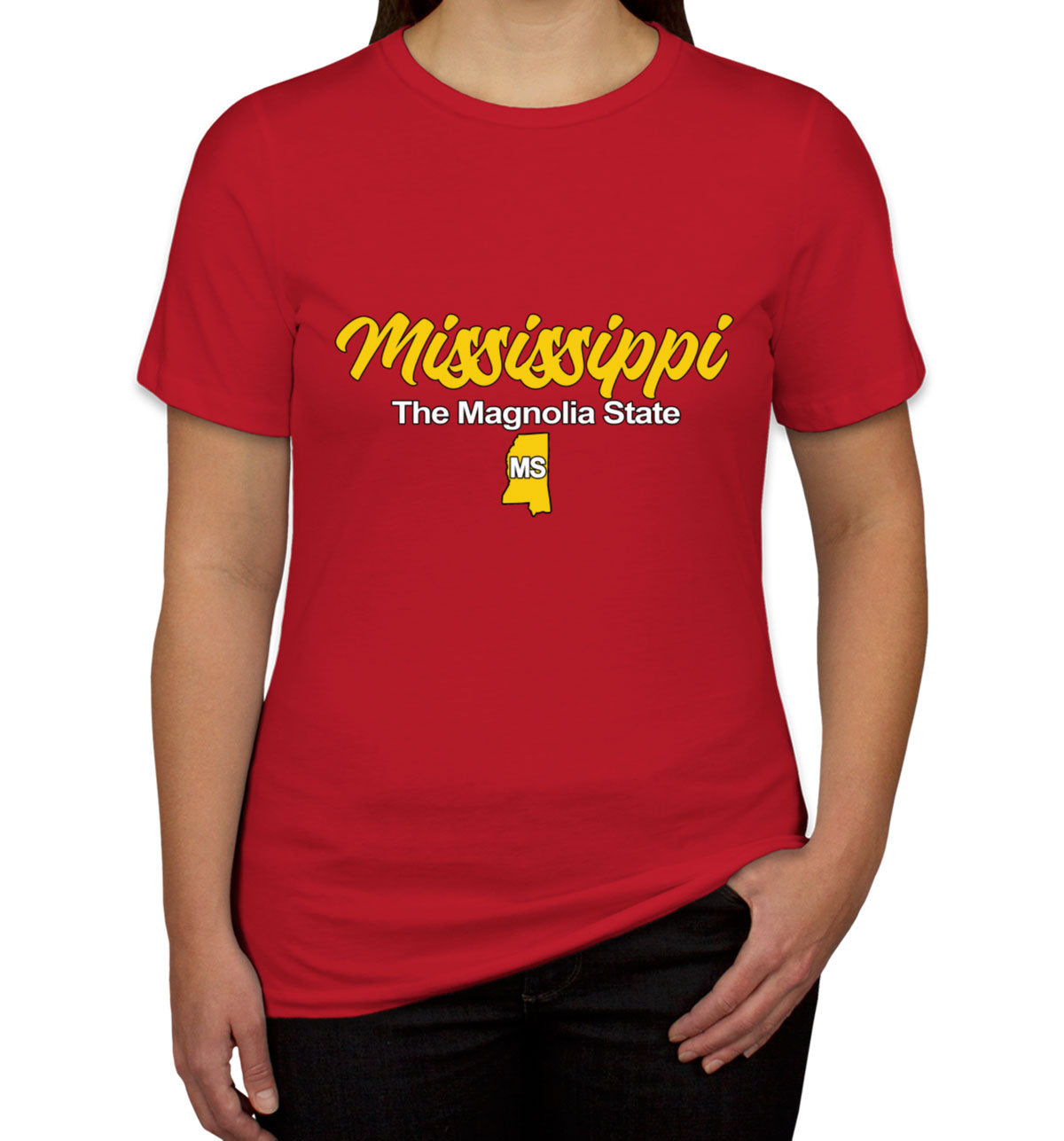 Mississippi The Magnolia State Women's T-shirt