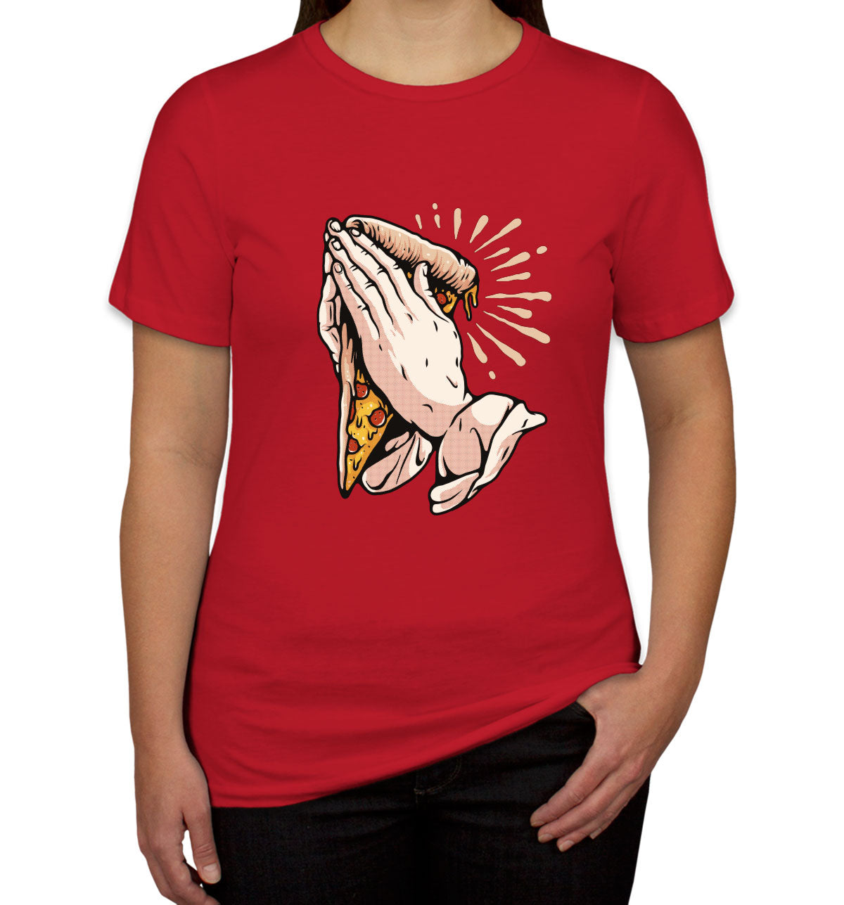 Pray For Pizza Women's T-shirt