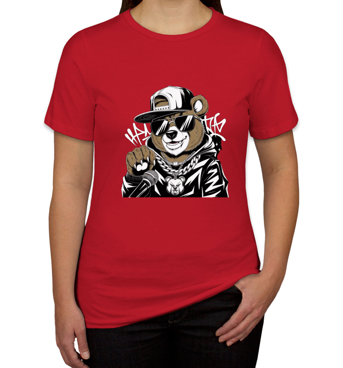 Rapper Bear Women's T-shirt