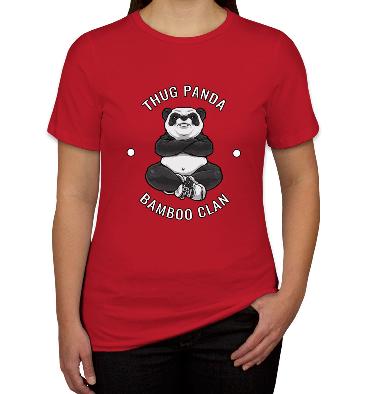 Thug Panda Bamboo Clan Women's T-shirt