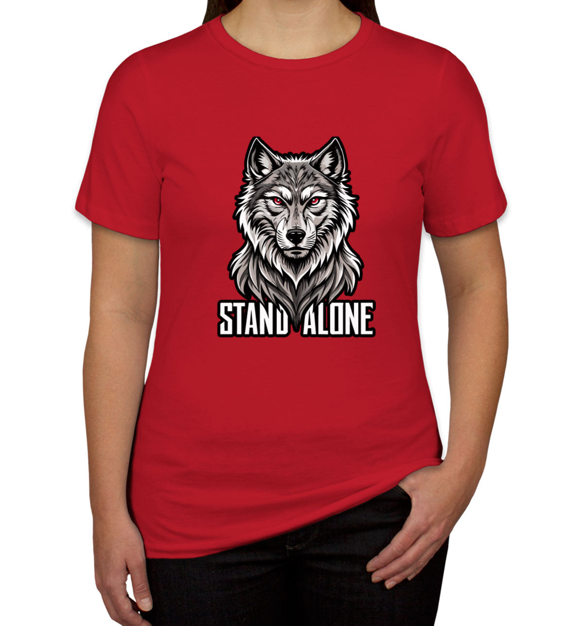 Stand Alone Wolf Women's T-shirt