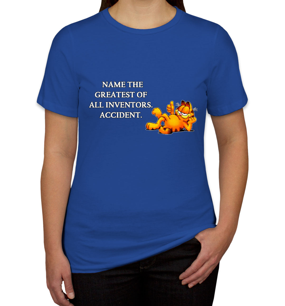 Name The Greatest Of All Inventors. Accident. Mark Twain Women's T-shirt