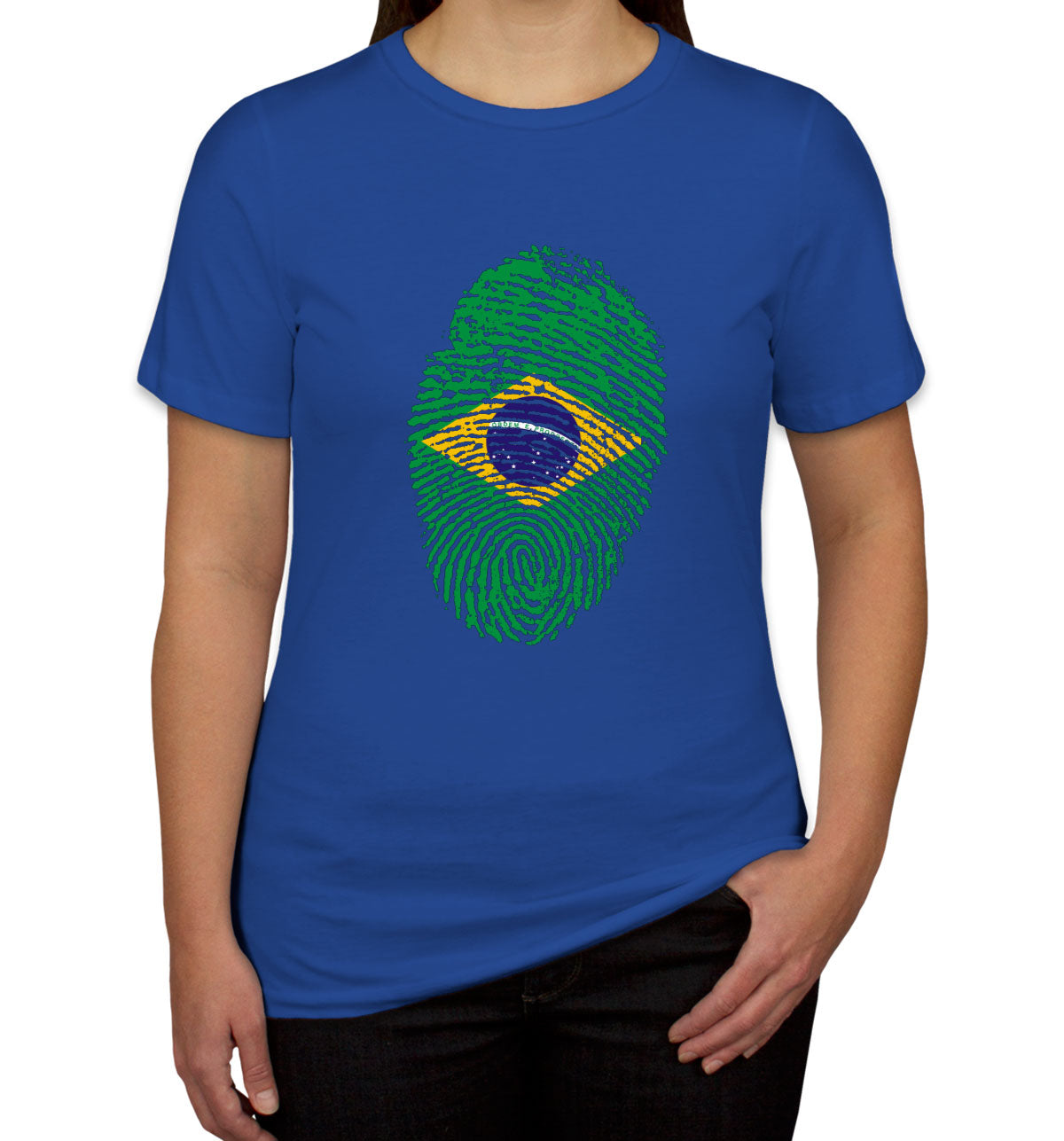 Brazil Fingerprint Women's T-shirt