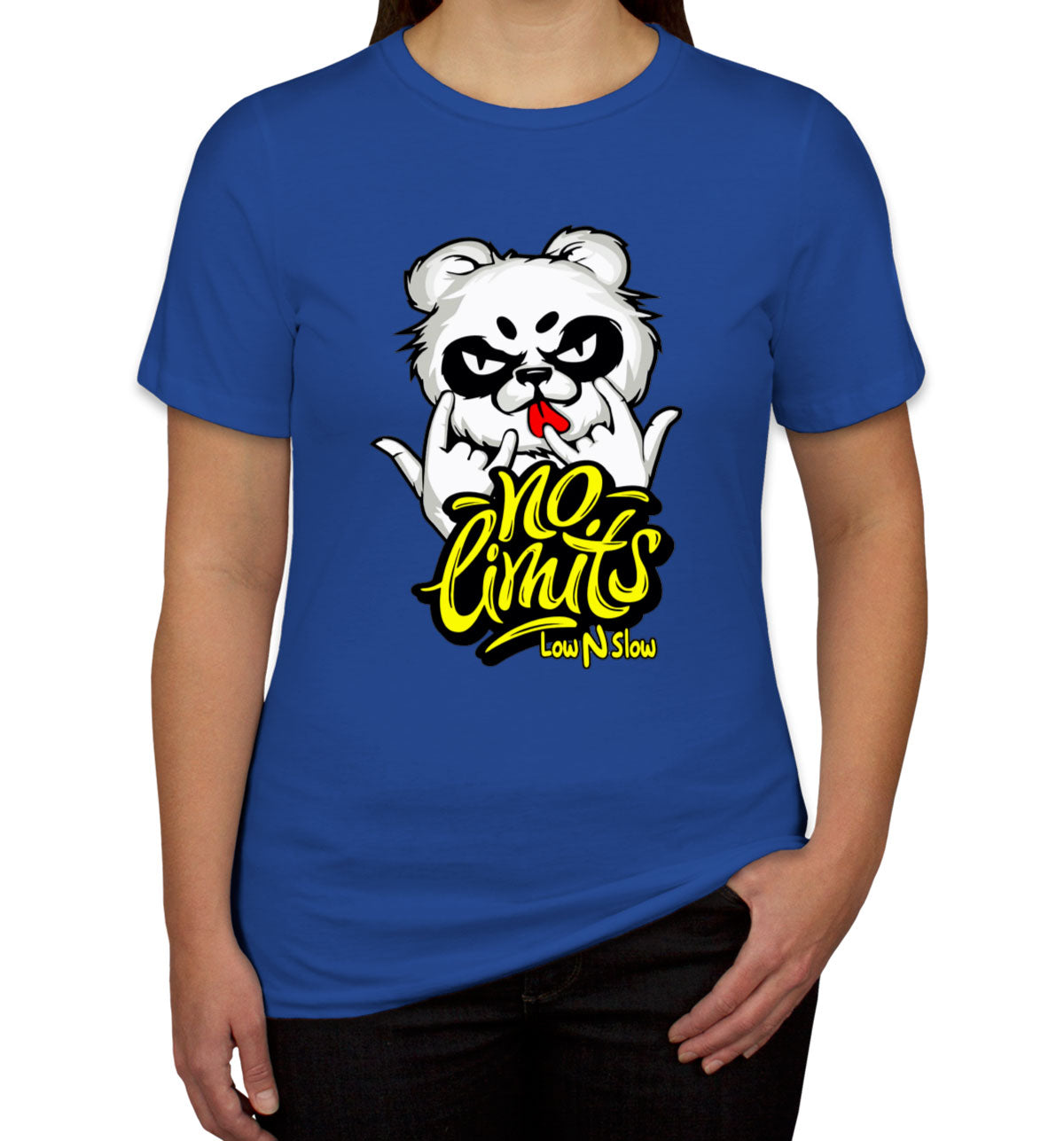 Cool Dude Panda No Limits Women's T-shirt