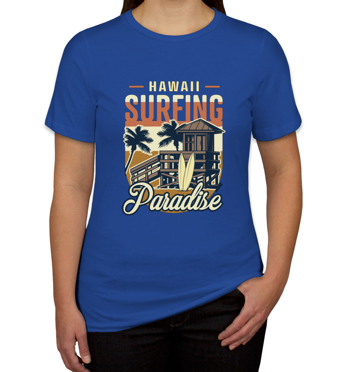 Hawaii Surfing Paradise Women's T-shirt