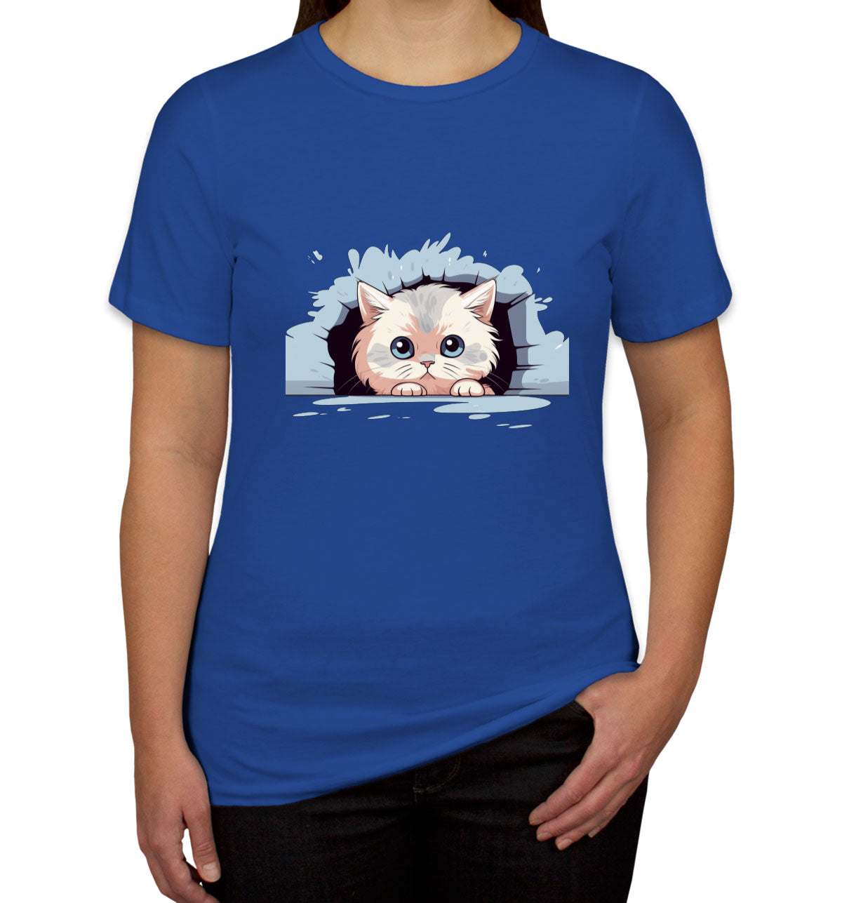 Cute Persian Cat Women's T-shirt