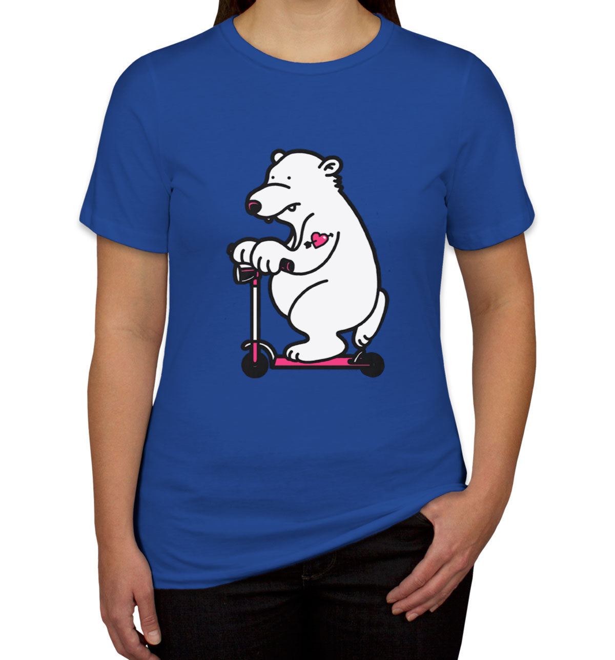 Scooter Bear Women's T-shirt