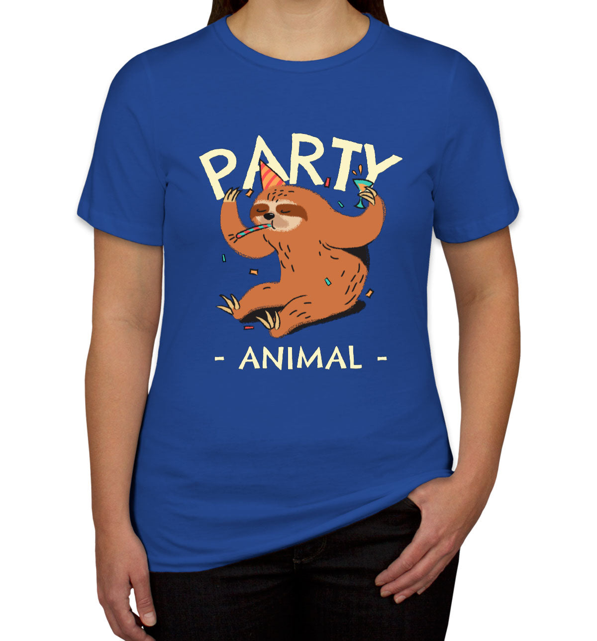 Party Animal Sloth Women's T-shirt