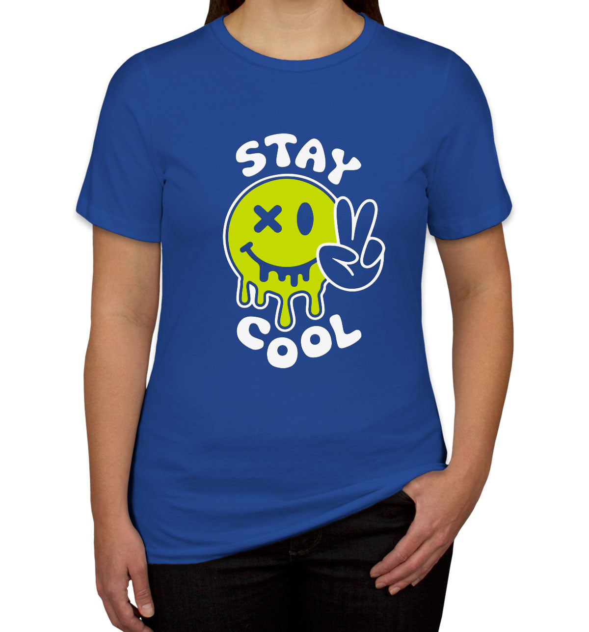 Stay Cool Emoji Face Women's T-shirt