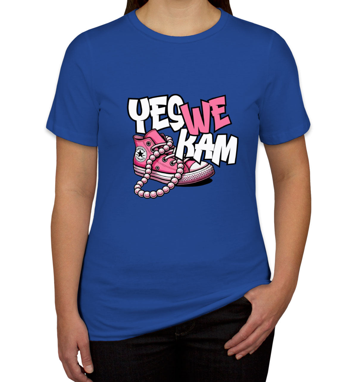 Yes We Kam Kamala Harris Presidential Election Women's T-shirt