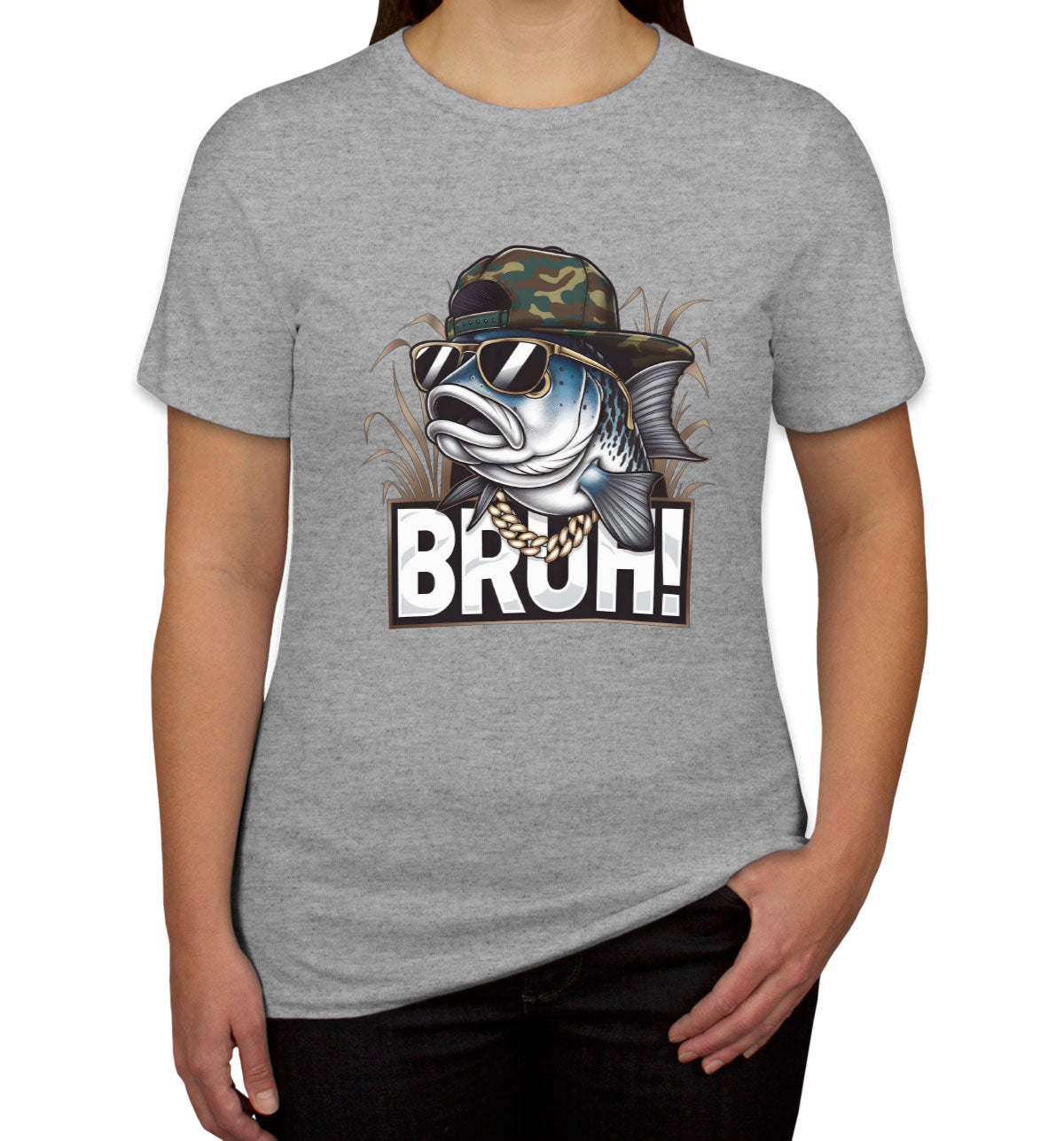 Funny Bass Fishing Women's T-shirt