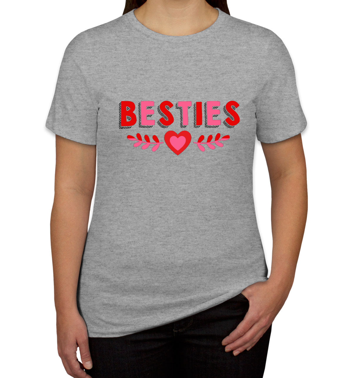 Besties Valentine's Day Women's T-shirt