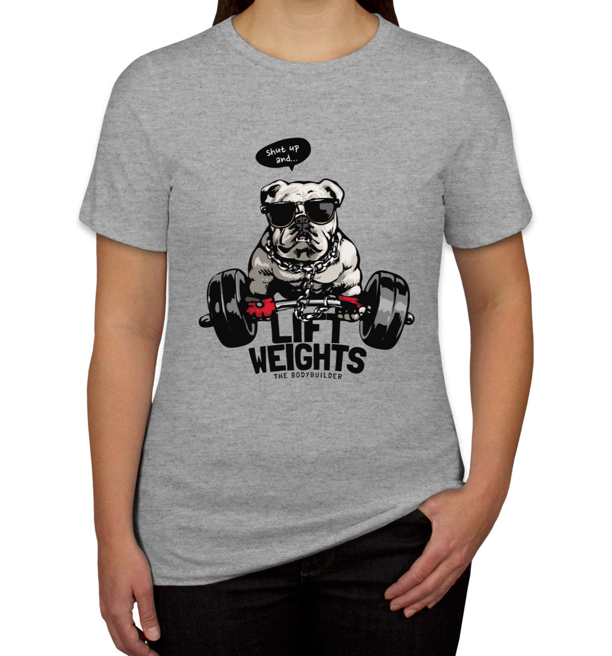 Body Builder Dog Women's T-shirt