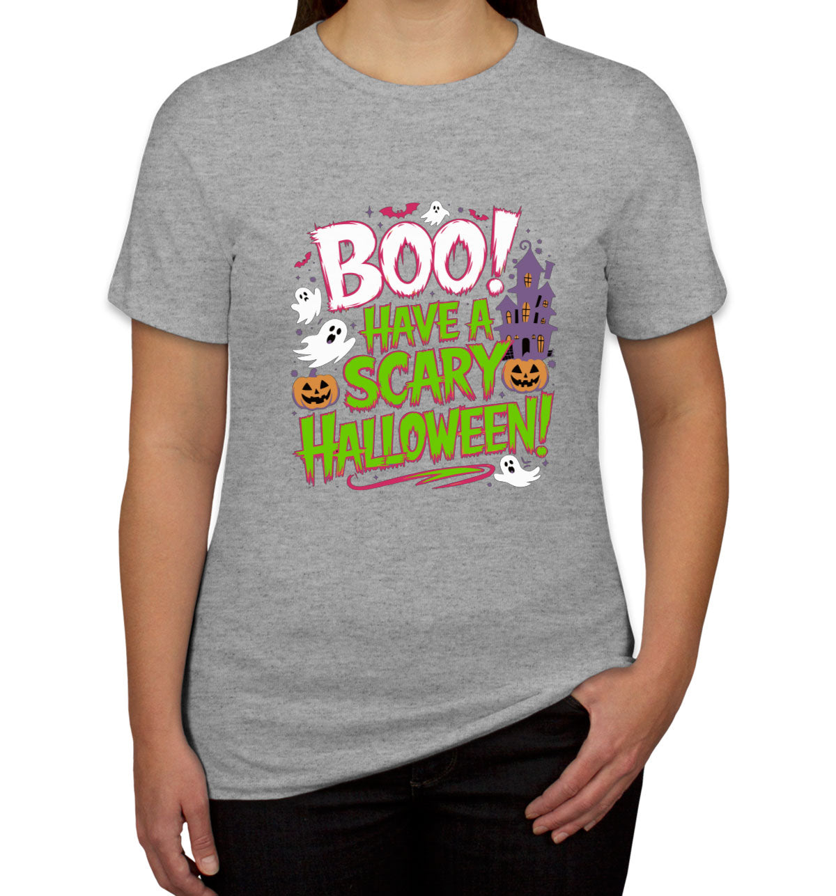 Boo Have A Scary Halloween Women's T-shirt