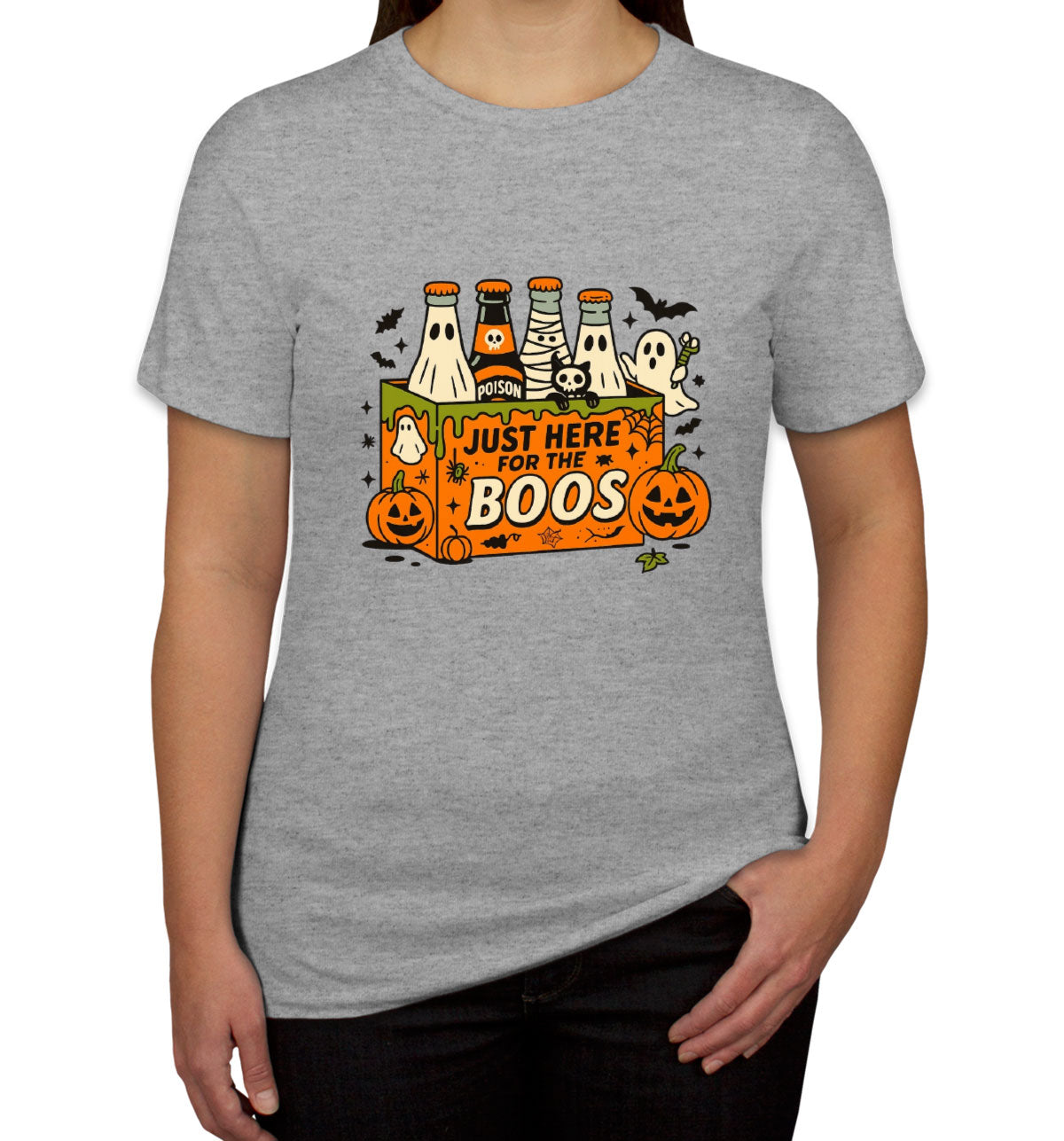 Just Here For The Boos Halloween Women's T-shirt
