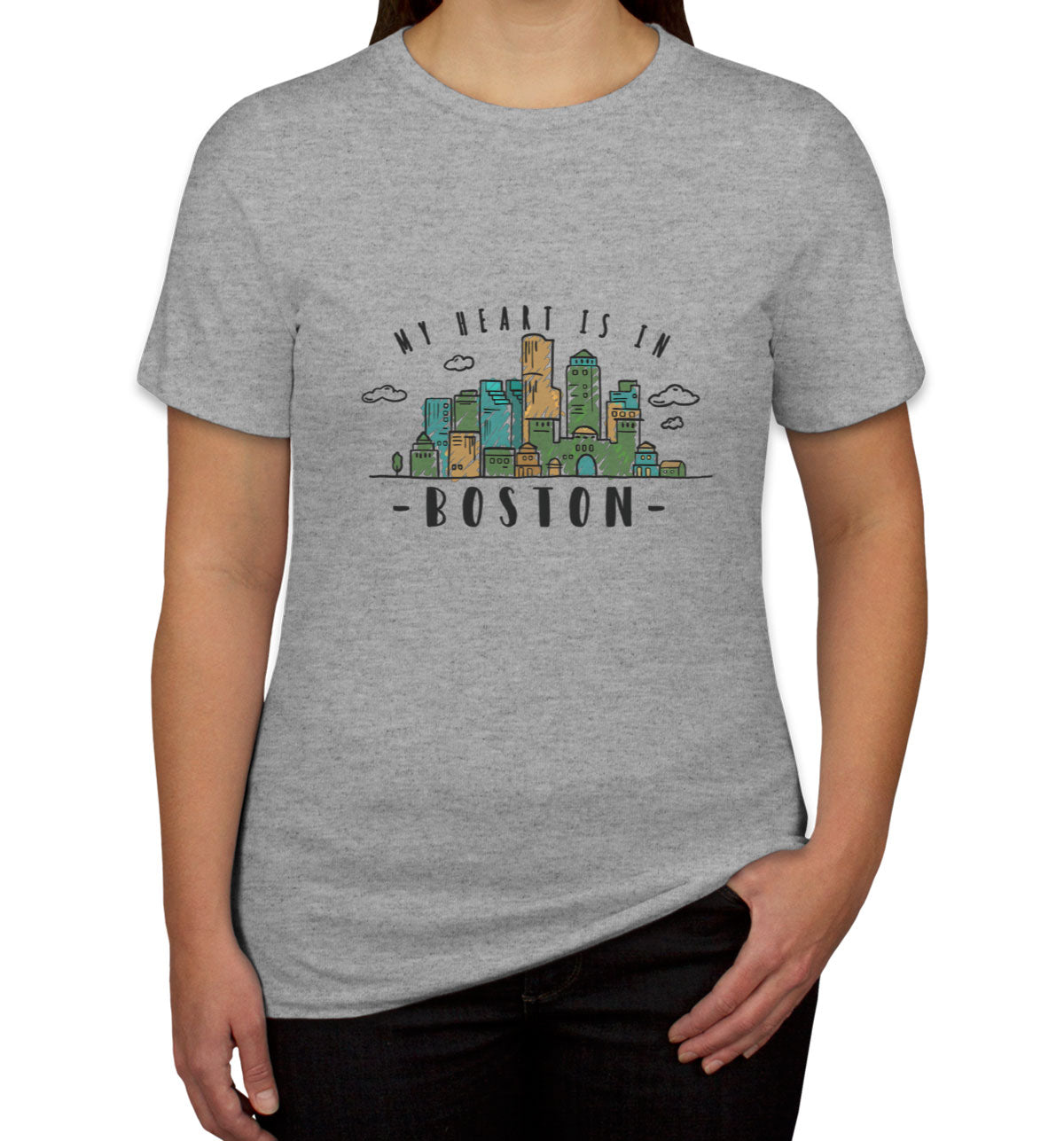 Boston Skyline Women's T-shirt