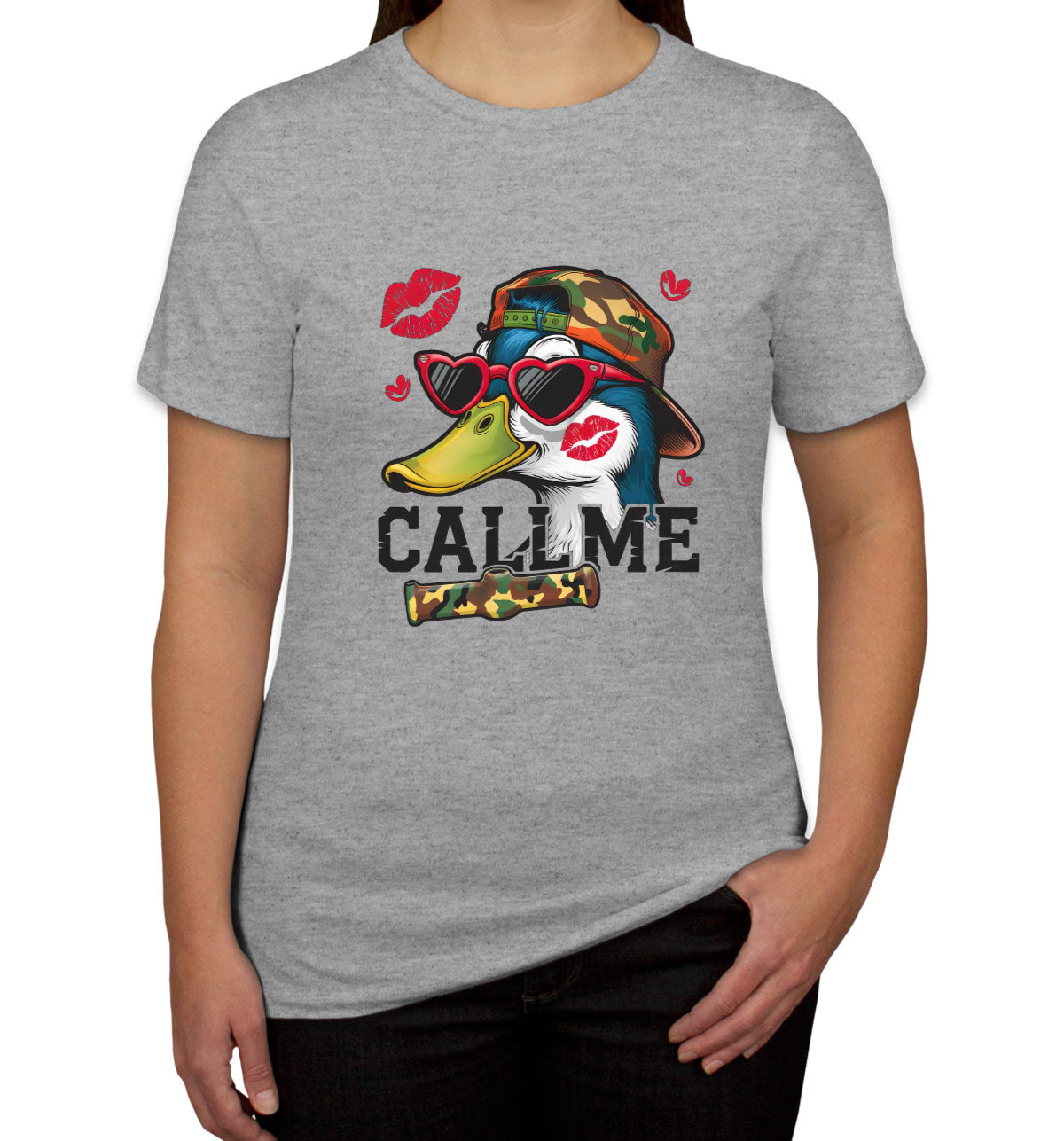 Duck Hunting Call Me Women's T-shirt