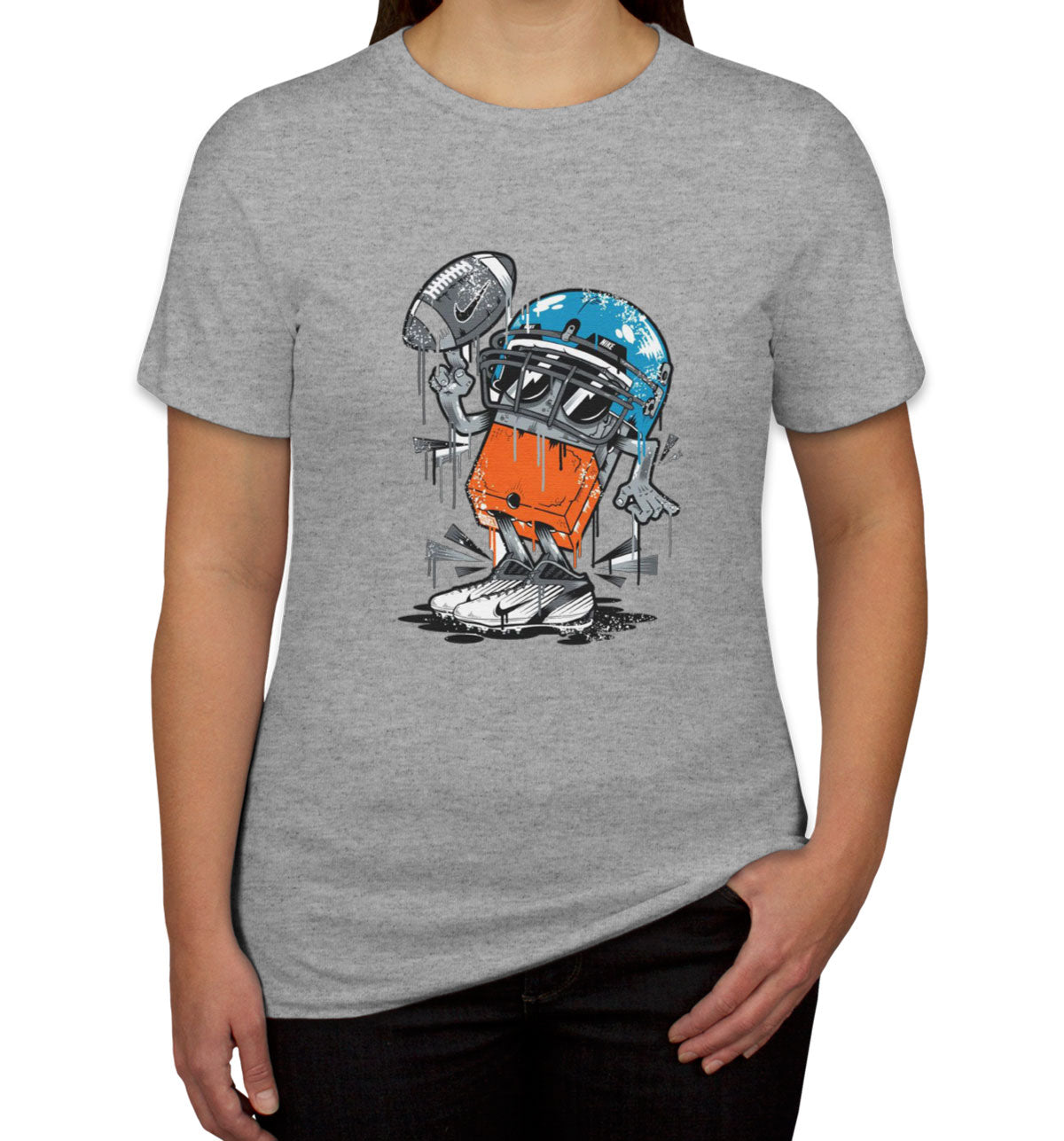 Monster Football Player Women's T-shirt