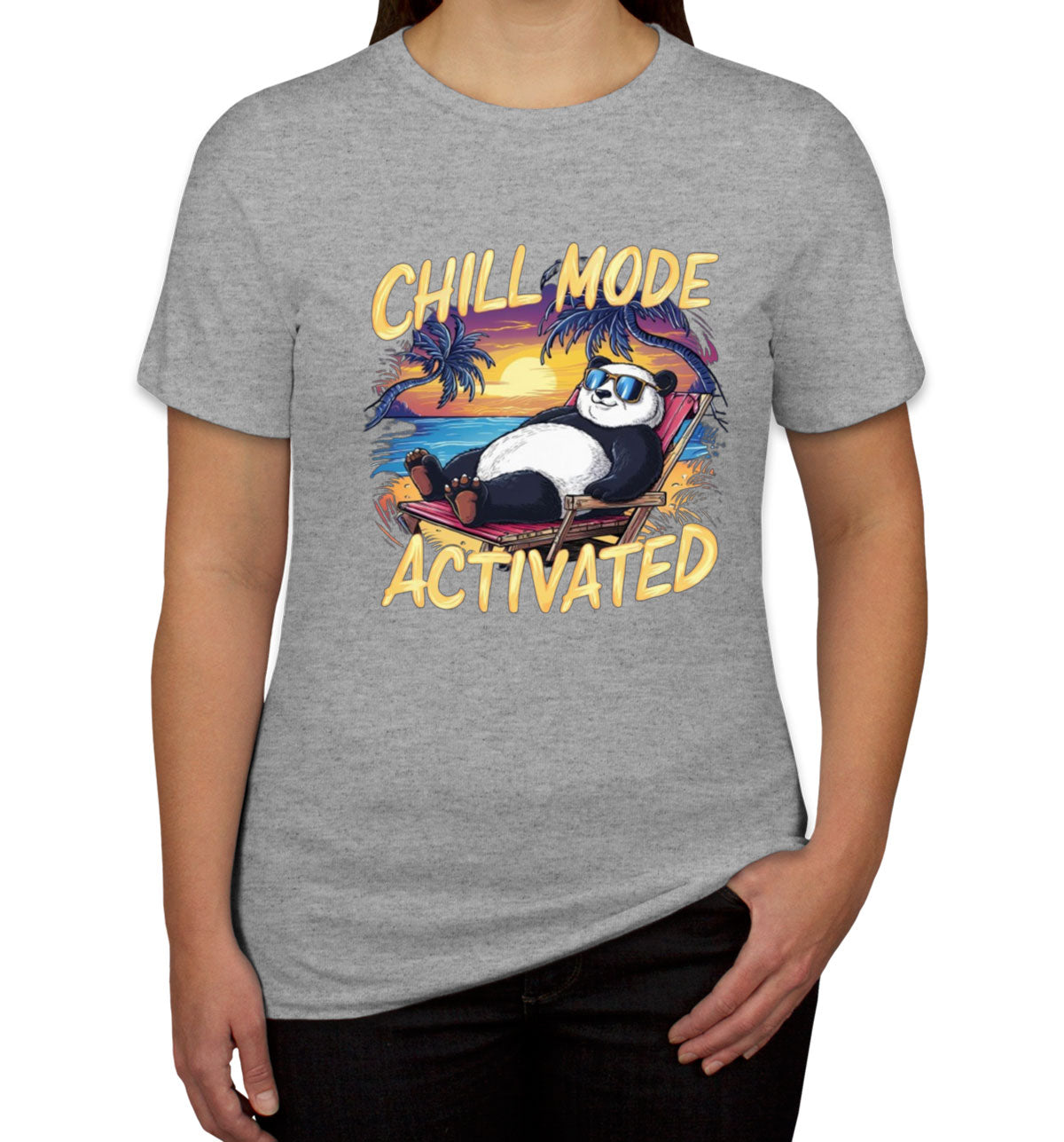 Chill Mode Activated Panda Women's T-shirt