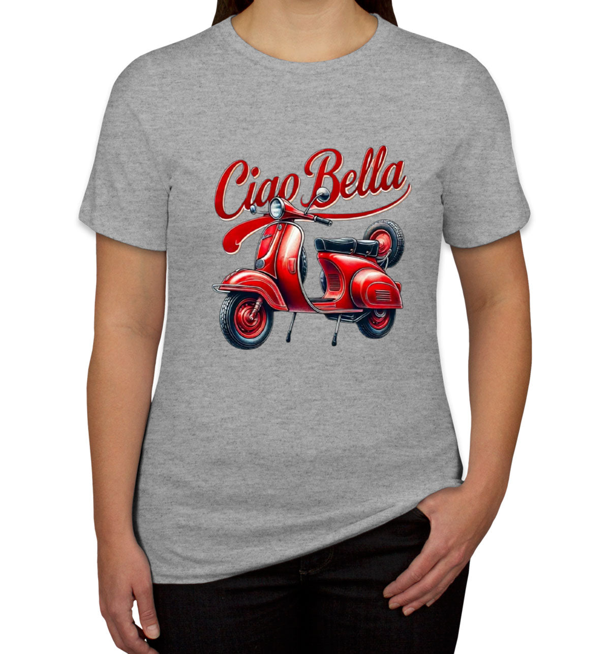 Ciao Bella Red Bike Women's T-shirt
