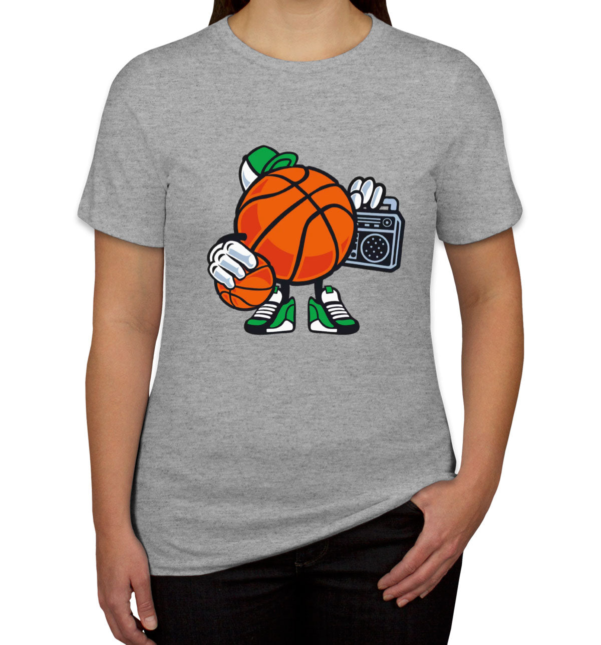 Cute Basketball Women's T-shirt