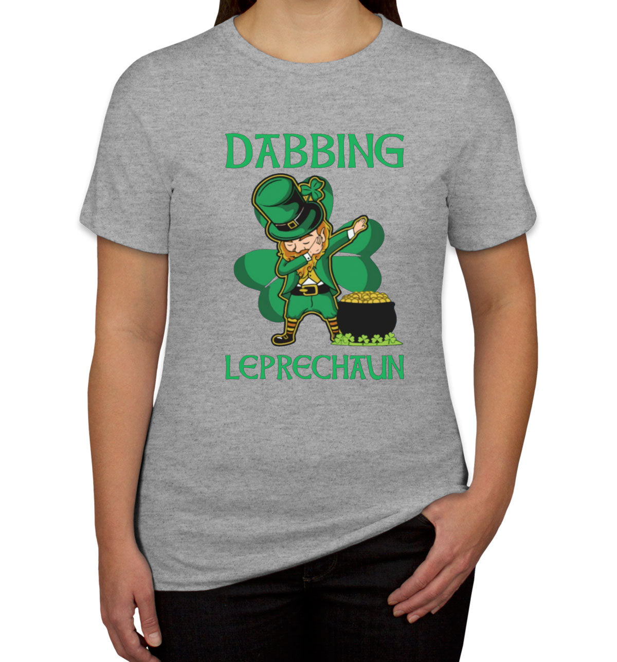 Dabbing Leprechaun St. Patrick's Day Women's T-shirt