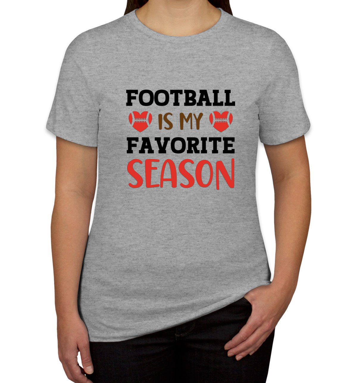 Footbal Is My Favorite Season Women's T-shirt