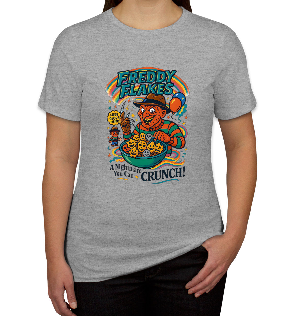 Freddy Flakes Halloween Women's T-shirt