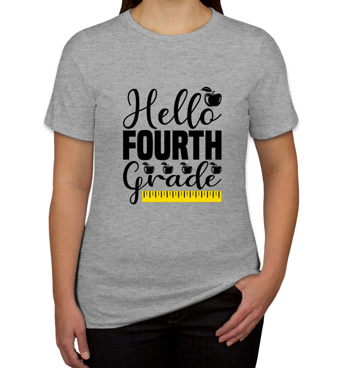 Hello Fourth Grade Teacher Women's T-shirt