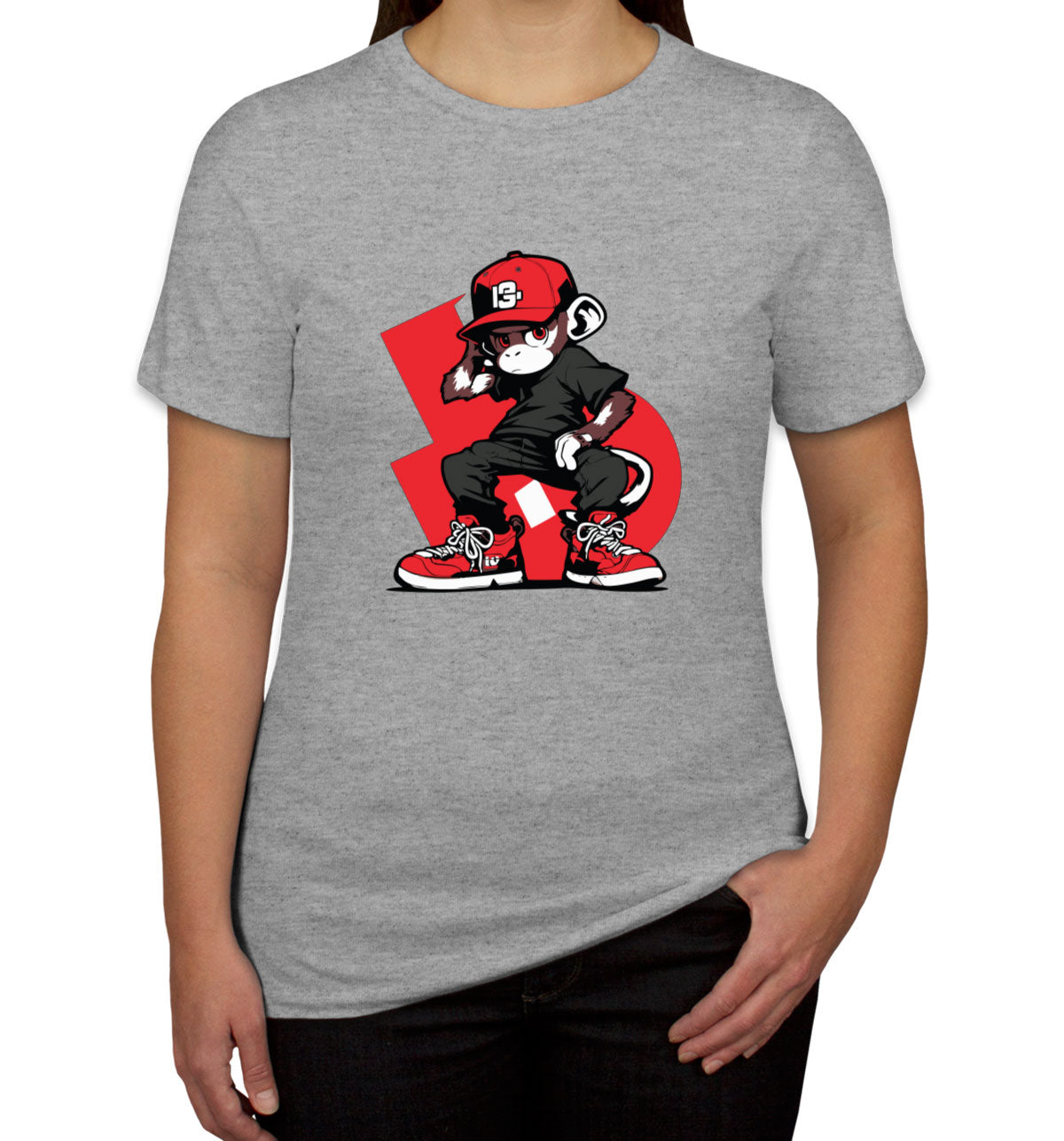 Hip Hop Monkey Women's T-shirt