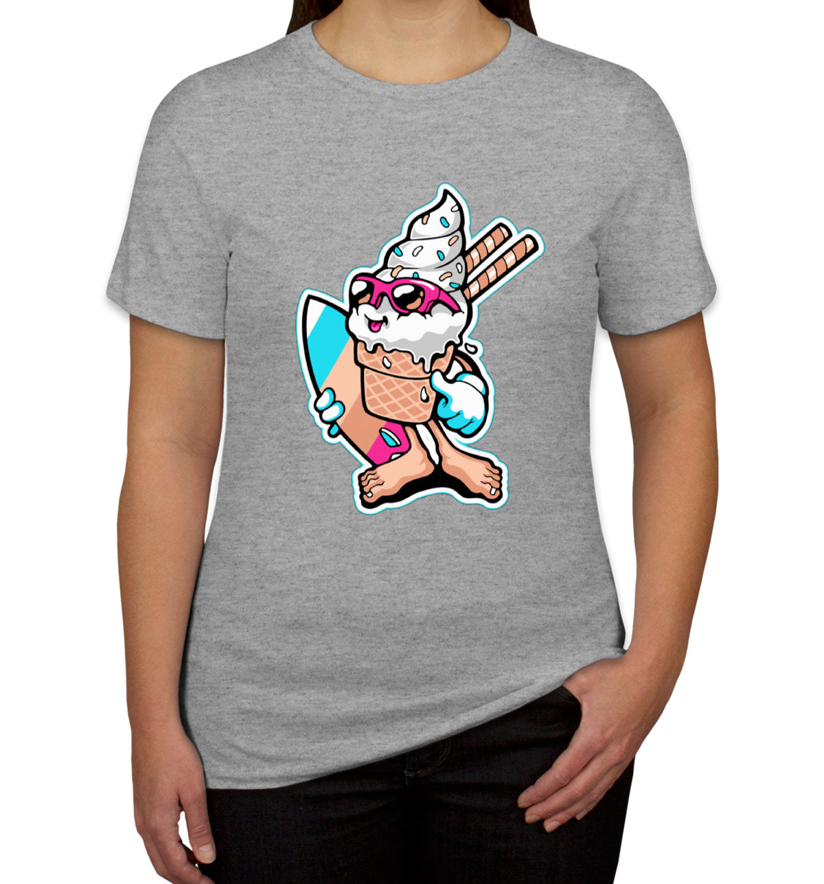 Ice Cream Surfer Women's T-shirt