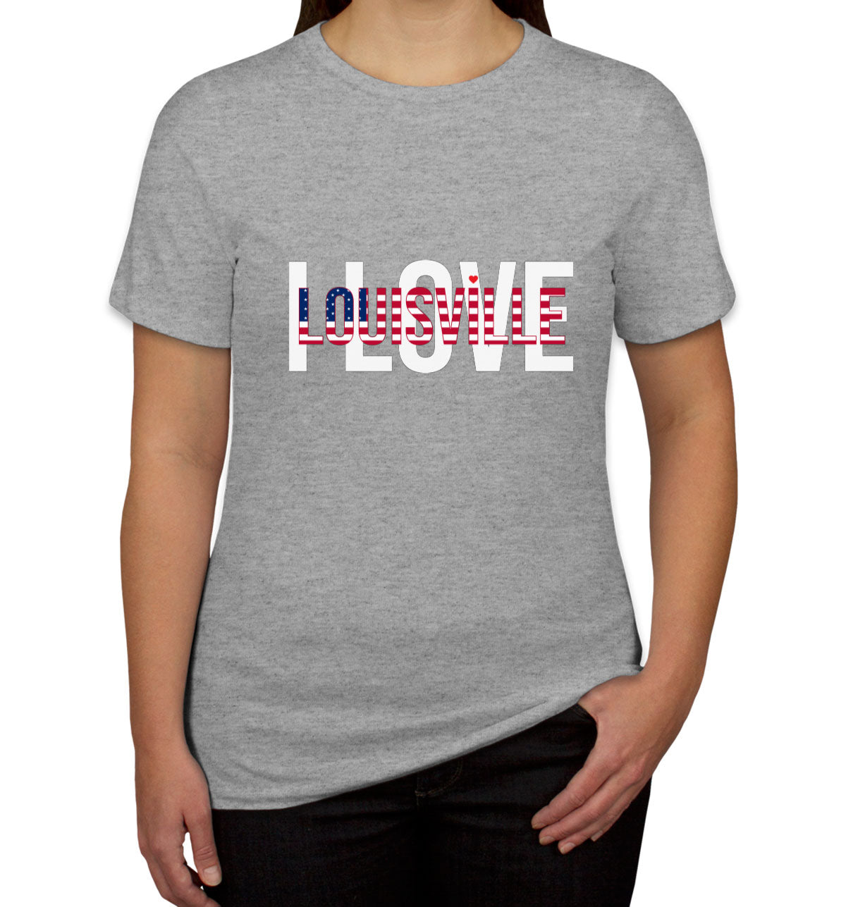 I Love Louisville Women's T-shirt