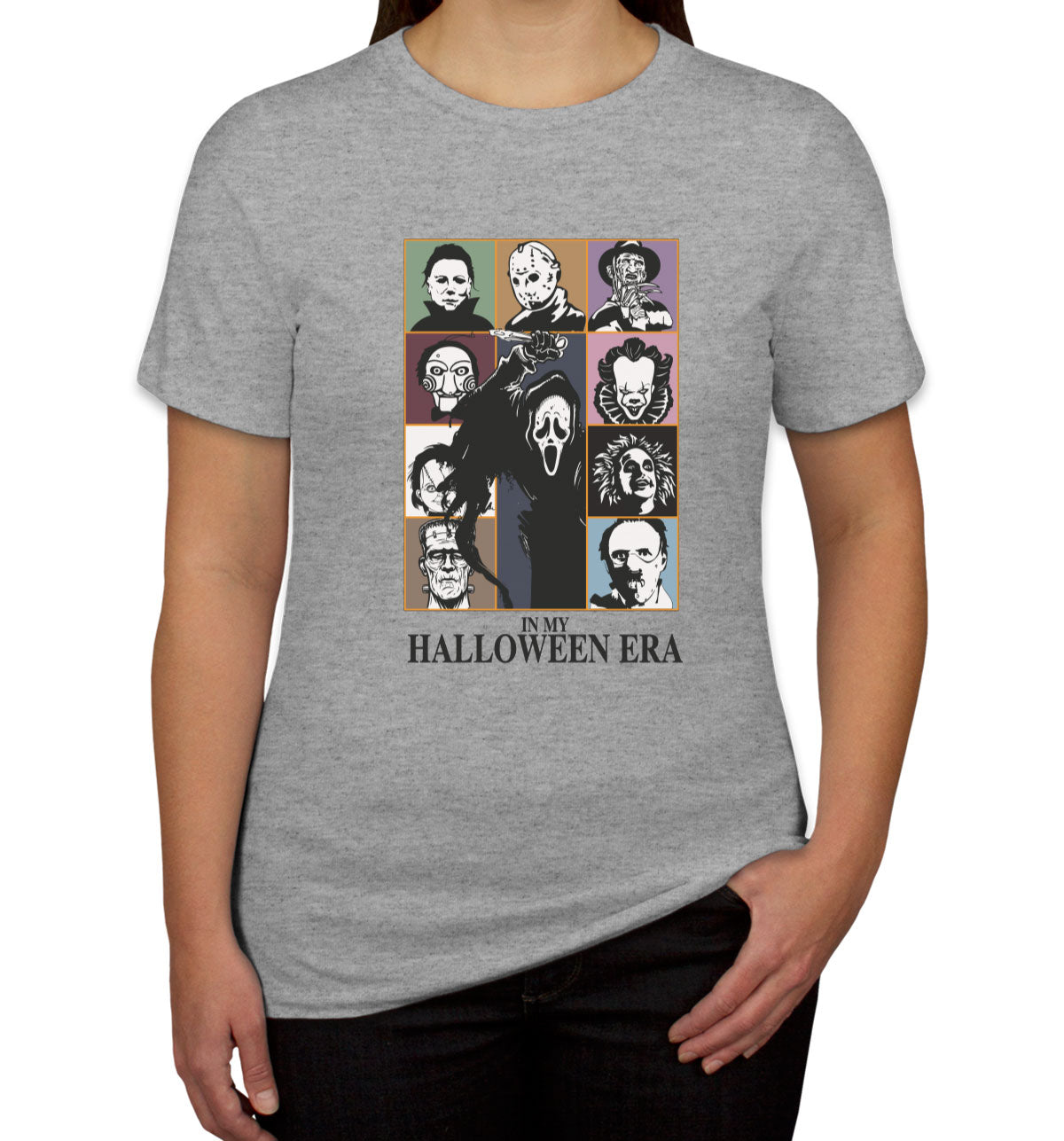 In My Halloween Era Horror Movie Characters Women's T-shirt