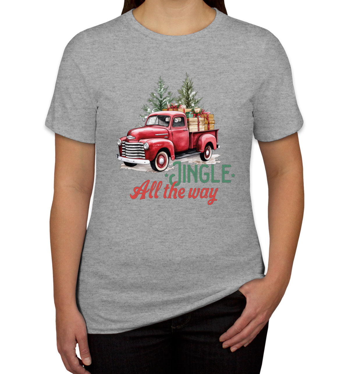 Jingle All the Way Christmas Women's T-shirt