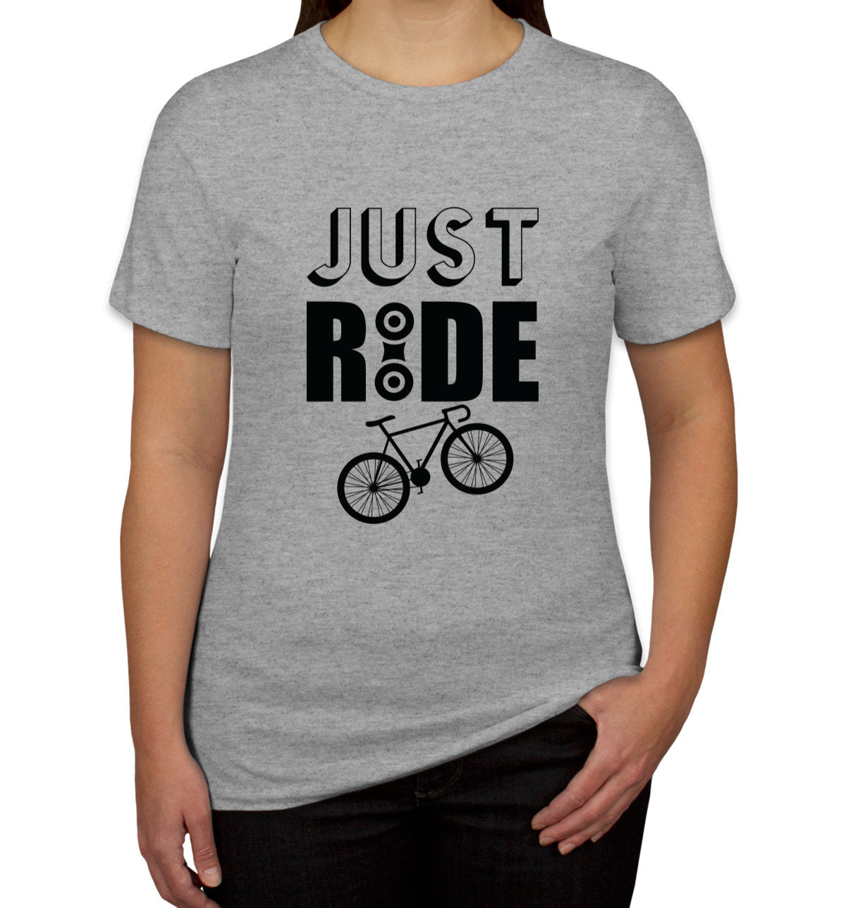 Just Ride Bicycle Cycling Women's T-shirt