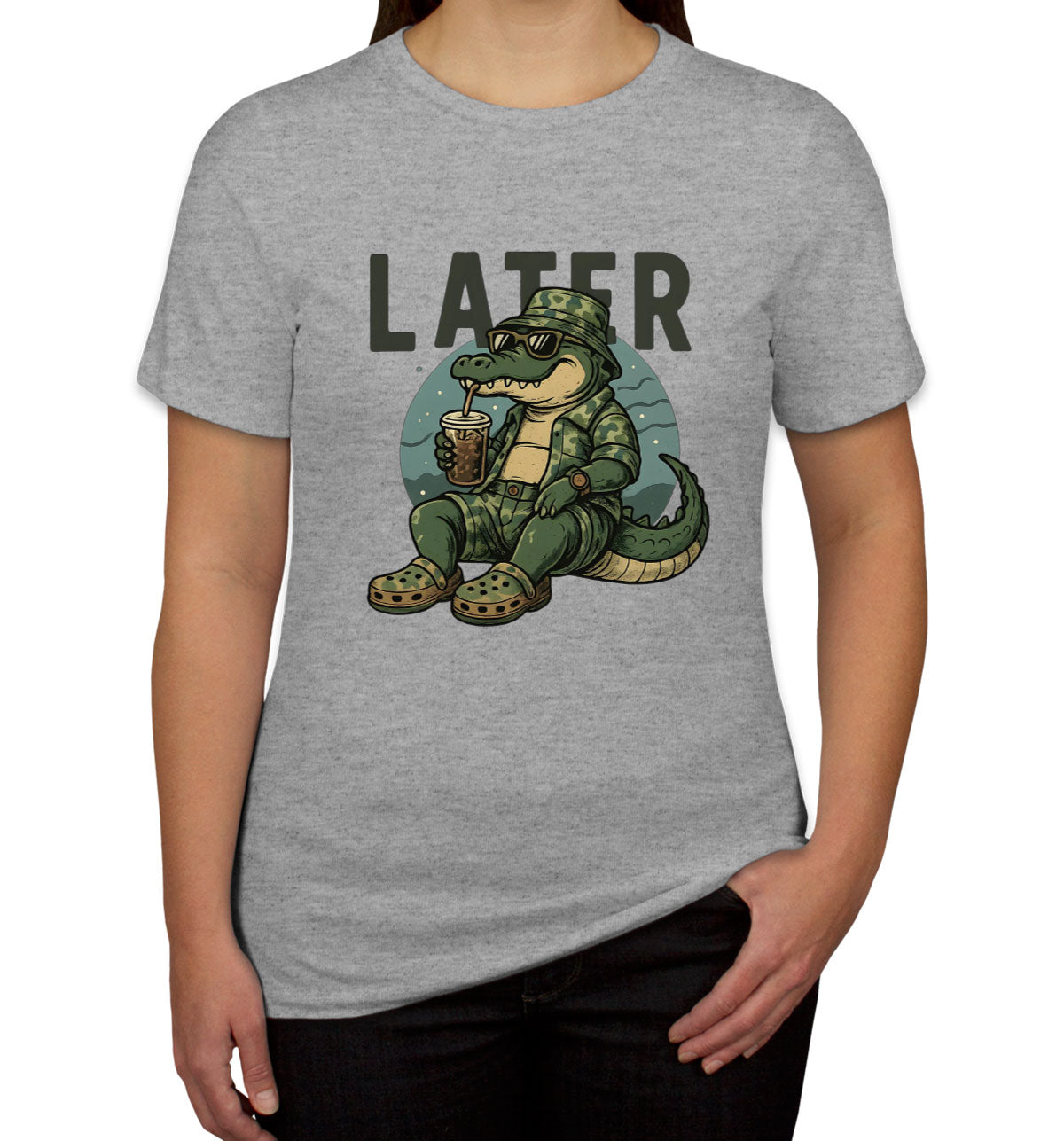 Camo Alligator Hunting Women's T-shirt