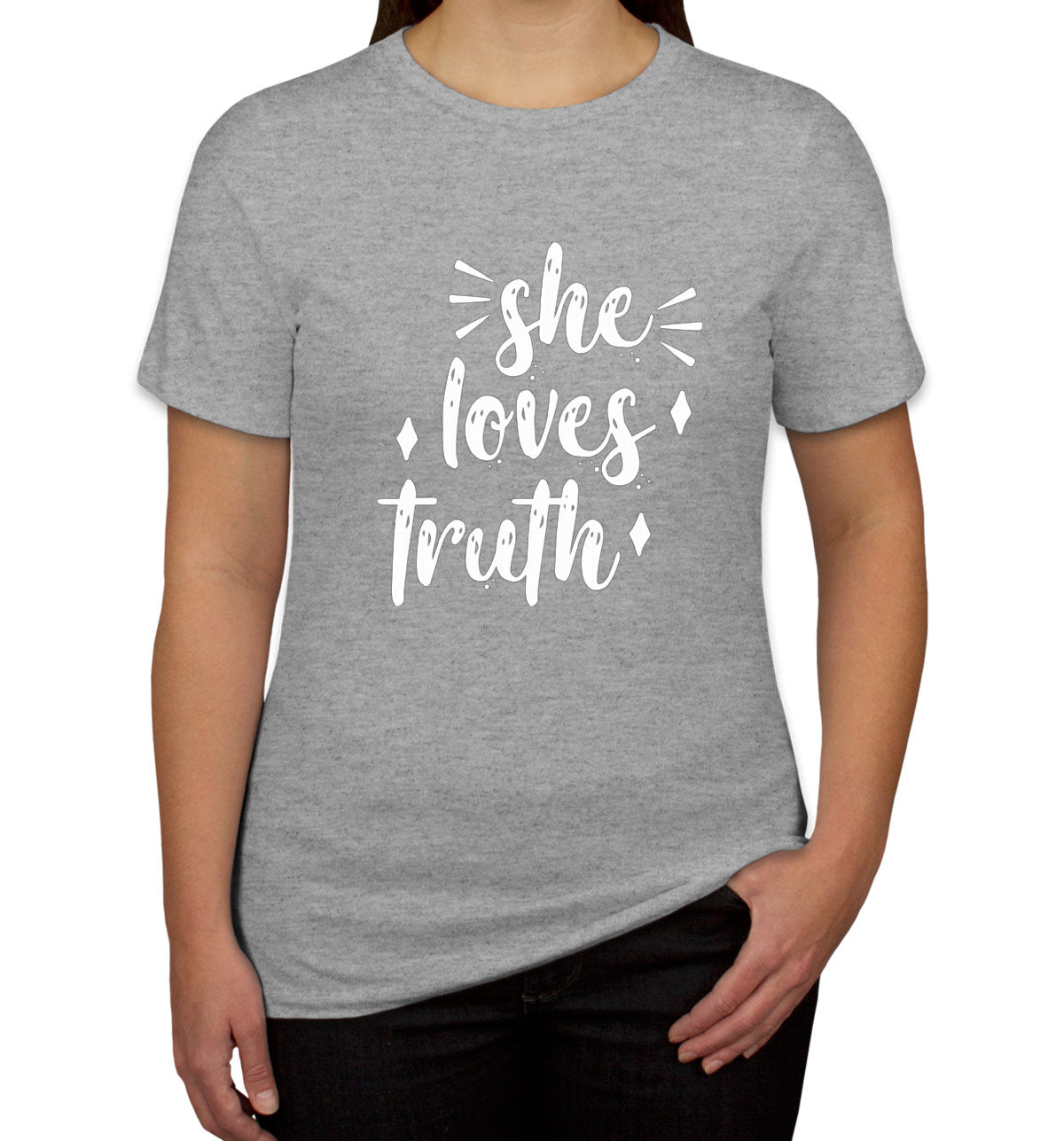 She Loves Truth Valentine's Day Women's T-shirt