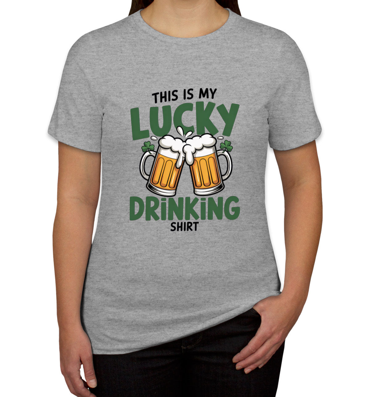 This Is My Lucky Drinking Shirt St. Patrick's Day Women's T-shirt