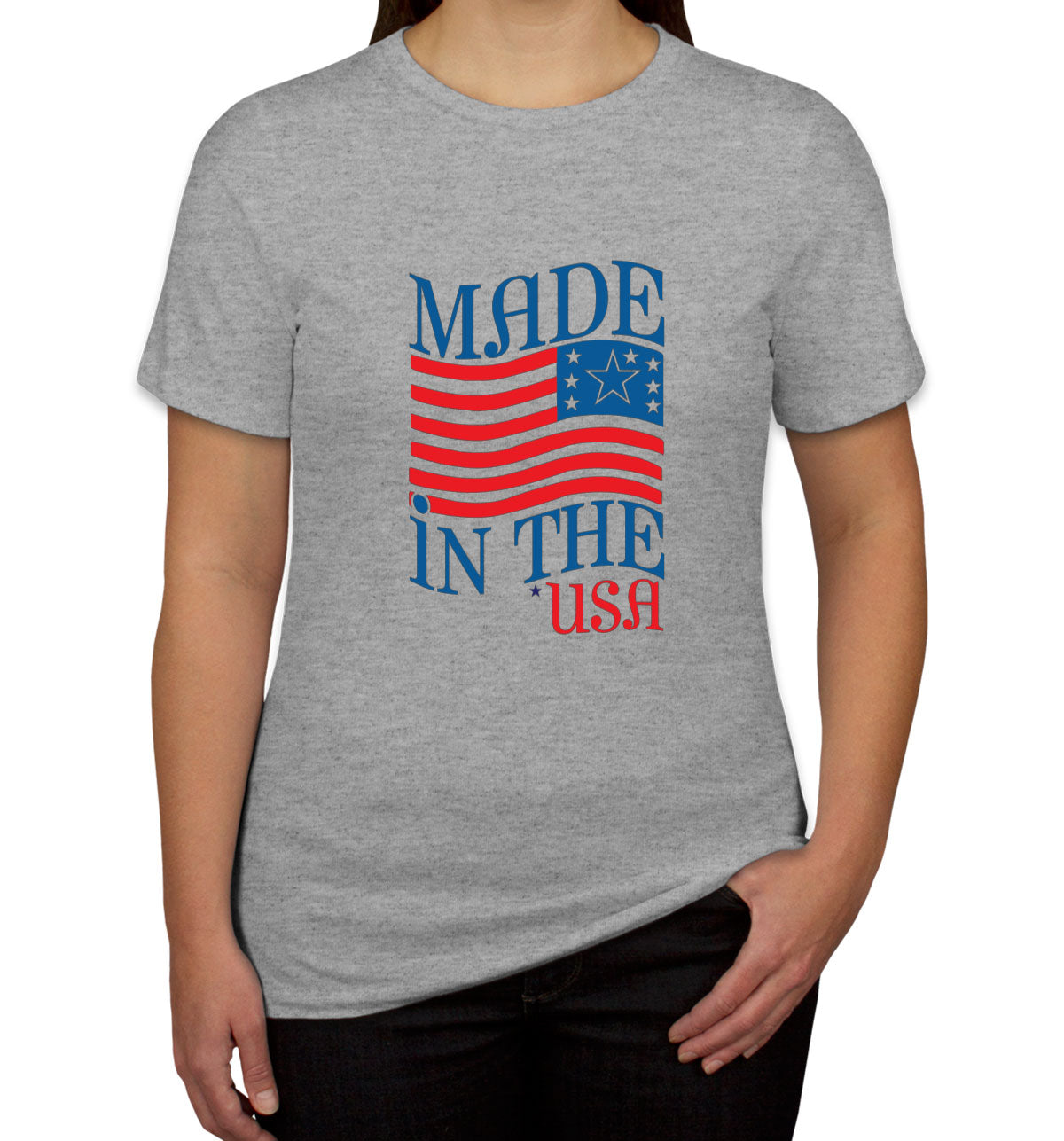 Made In The USA Patriotic Women's T-shirt