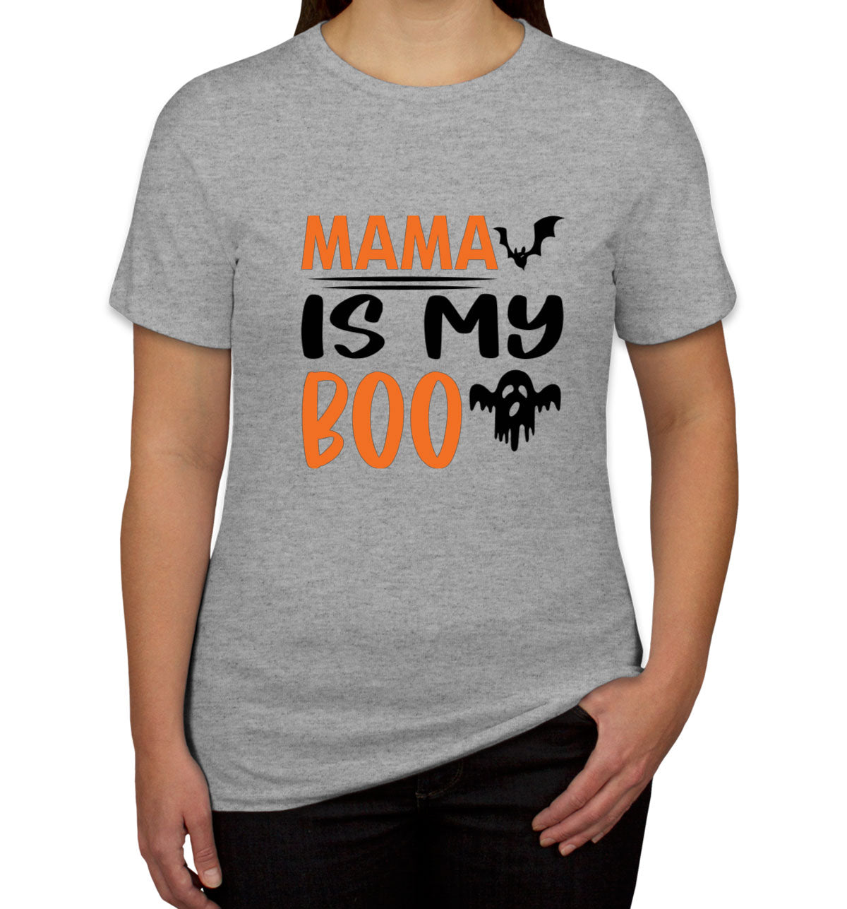 Mama Is My Boo Halloween Women's T-shirt