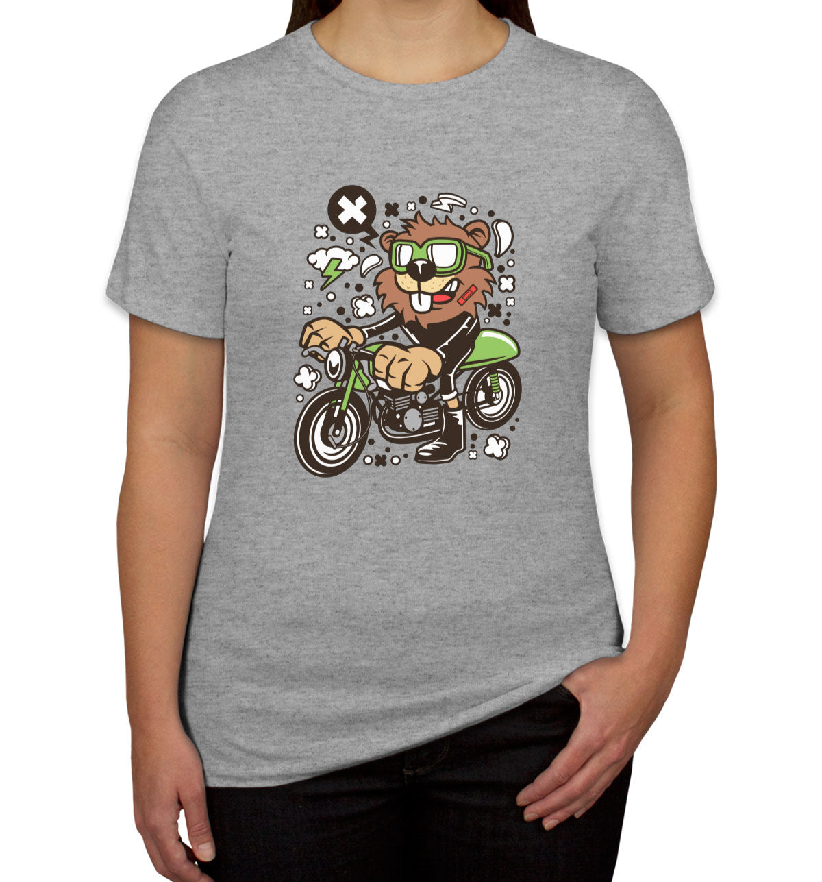 Racer Beaver Women's T-shirt