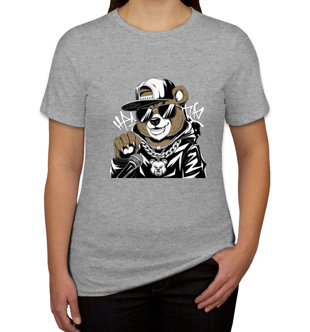 Rapper Bear Women's T-shirt