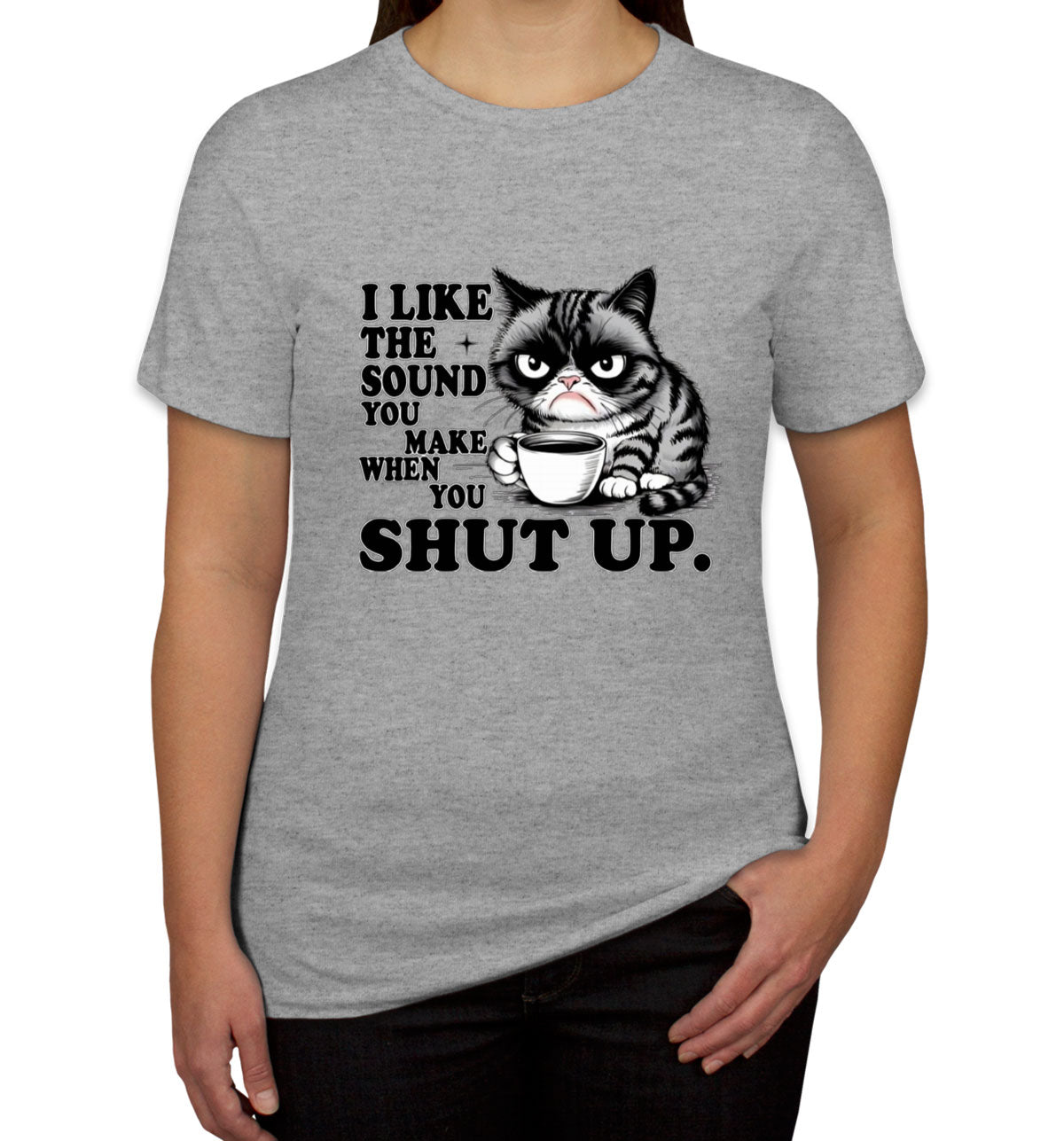 Sarcastic Cat Women's T-shirt