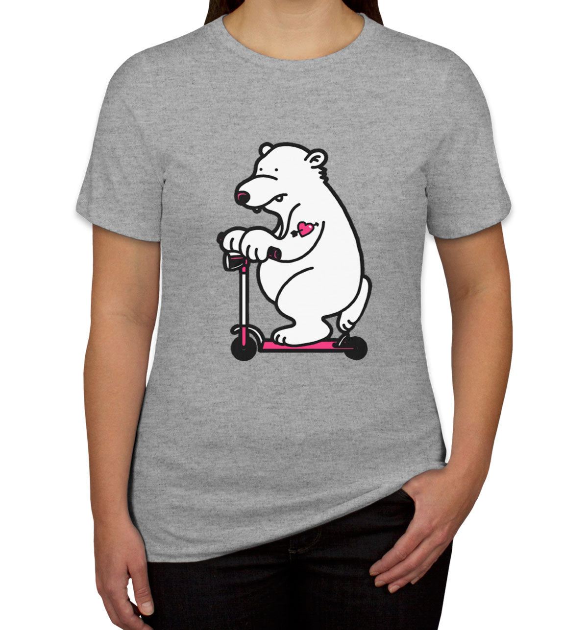 Scooter Bear Women's T-shirt