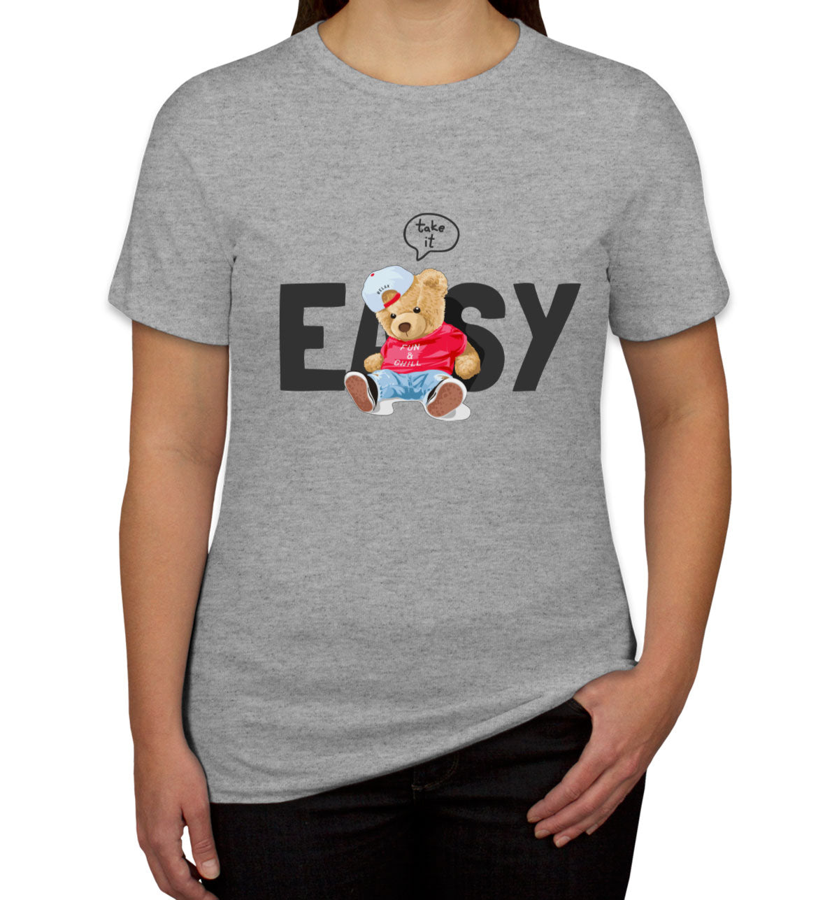 Teddy Bear Take It Easy Women's T-shirt