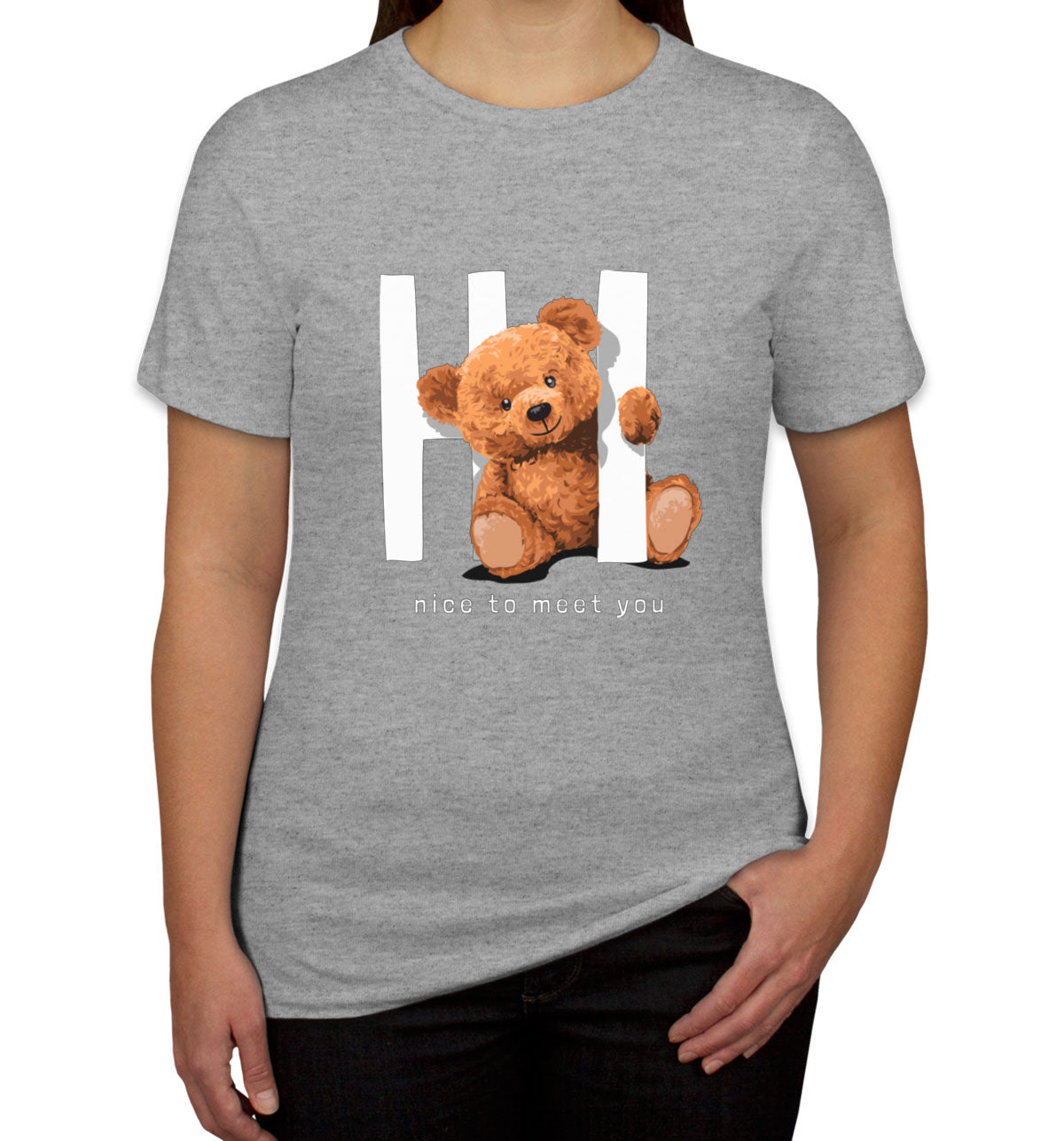 Teddy Bear Hi Women's T-shirt