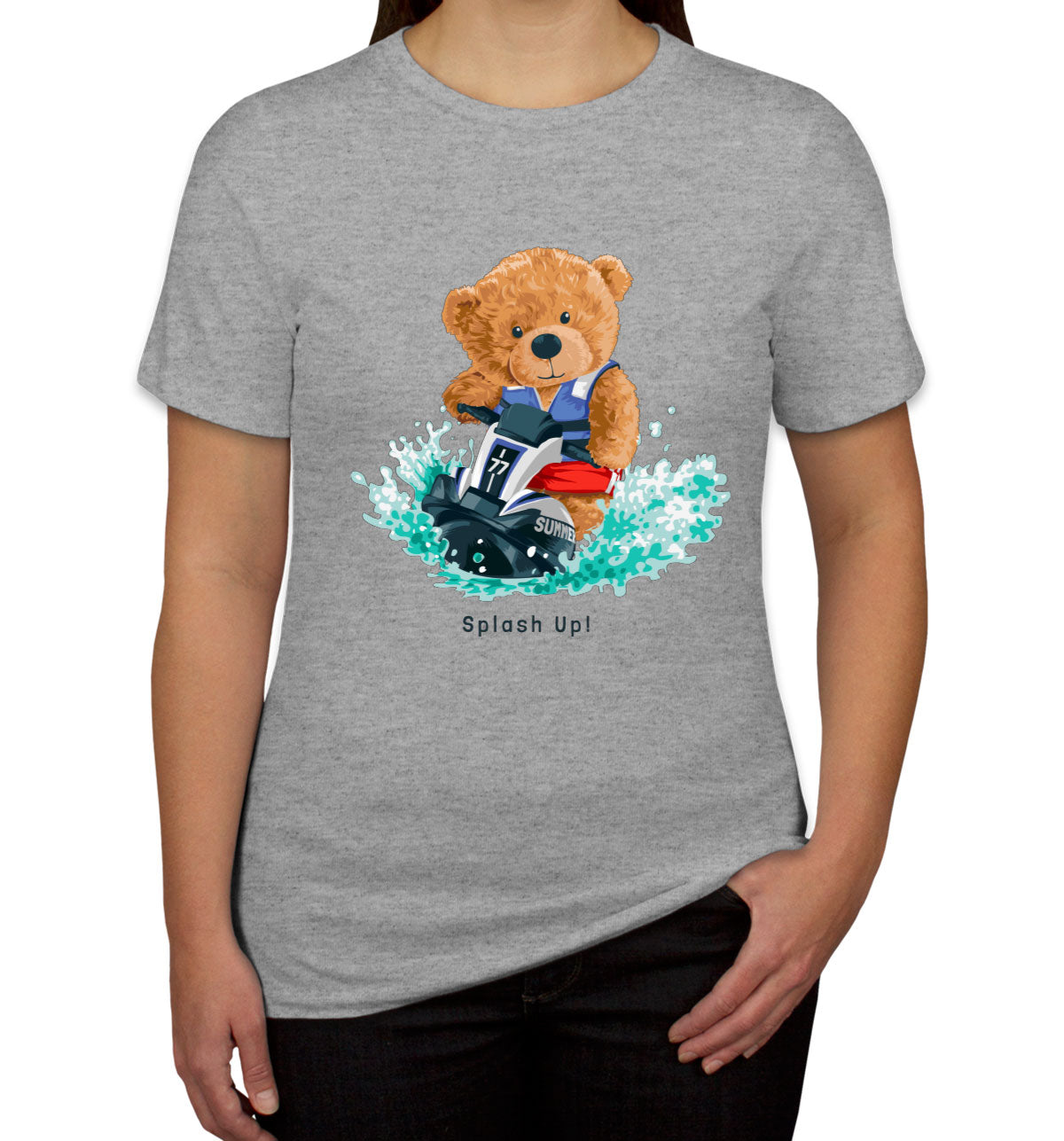 Teddy Bear Jet Ski Women's T-shirt