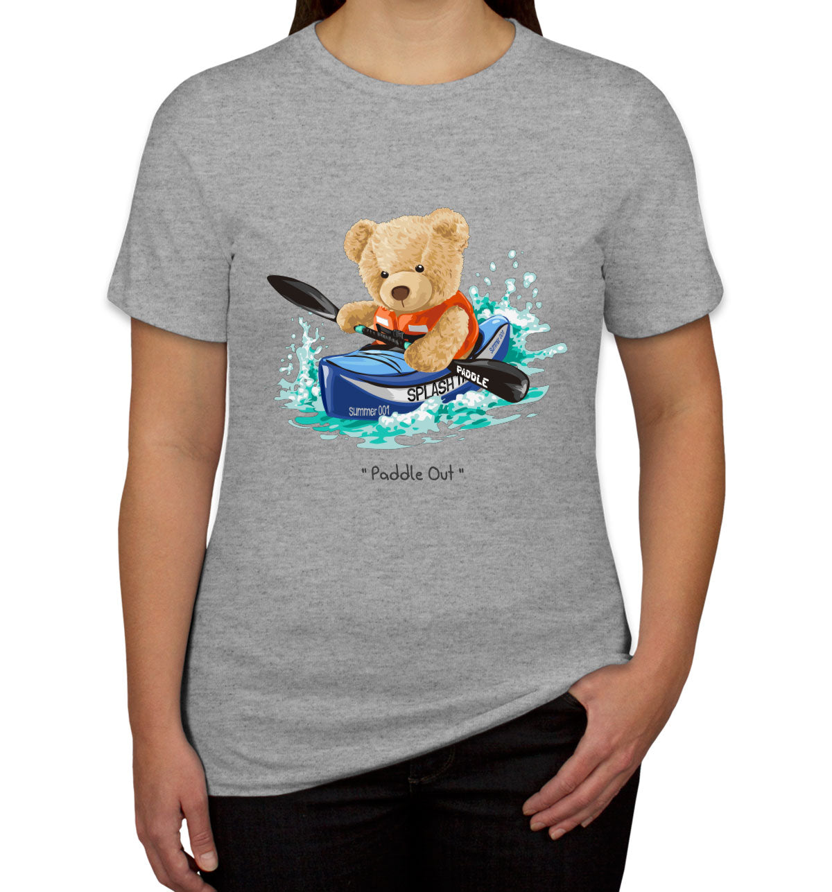 Teddy Bear Kayak Women's T-shirt