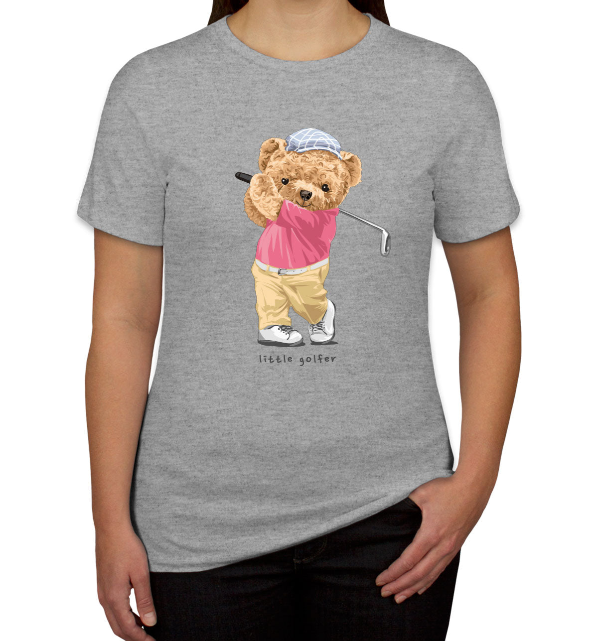 Teddy Bear Lil Golfer Women's T-shirt